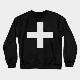 Greek cross (silver) Crewneck Sweatshirt